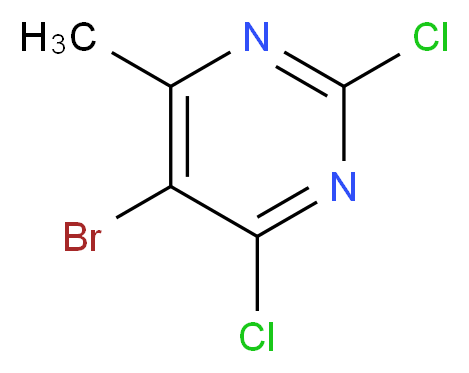5-bromo-2,4-dichloro-6-methylpyrimidine_分子结构_CAS_56745-01-8
