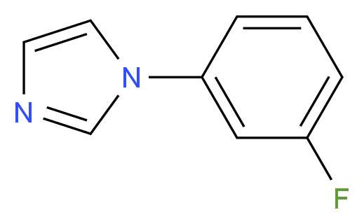 1-(3-fluorophenyl)-1H-imidazole_分子结构_CAS_25372-42-3