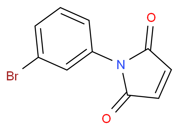 1-(3-bromophenyl)-2,5-dihydro-1H-pyrrole-2,5-dione_分子结构_CAS_53534-14-8