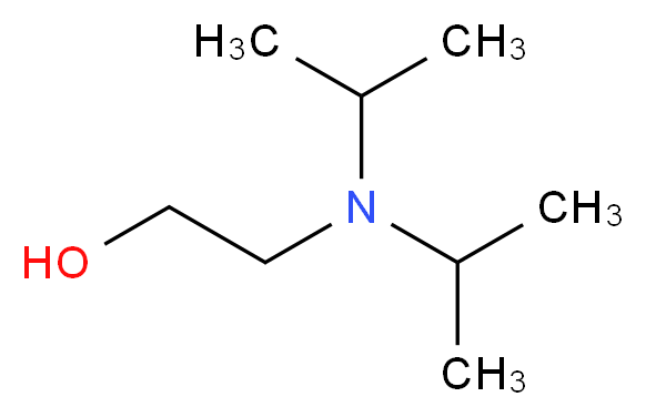 2-(diisopropylamino)ethanol_分子结构_CAS_)