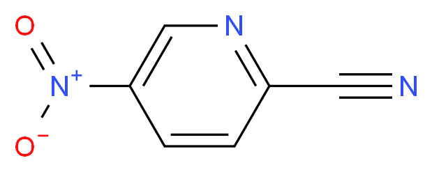 5-nitropyridine-2-carbonitrile_分子结构_CAS_100367-55-3