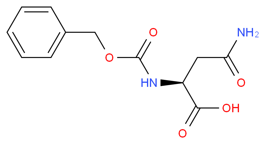 (2S)-2-{[(benzyloxy)carbonyl]amino}-3-carbamoylpropanoic acid_分子结构_CAS_)