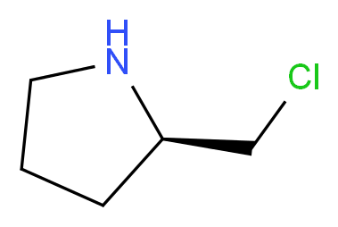 (R)-2-(chloromethyl)pyrrolidine_分子结构_CAS_1260981-34-7)