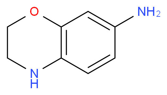 3,4-DIHYDRO-2H-1,4-BENZOXAZIN-7-AMINE_分子结构_CAS_575474-01-0)