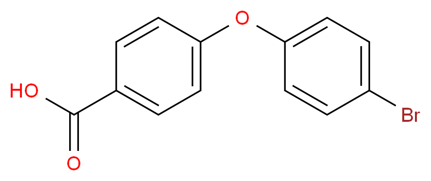 4-(4-bromophenoxy)benzoic acid_分子结构_CAS_21120-68-3