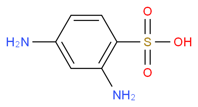 2,4-Diaminobenzenesulfonic acid_分子结构_CAS_88-63-1)