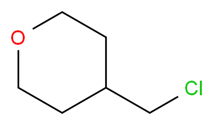 4-(CHLOROMETHYL)TETRAHYDRO-2H-PYRAN_分子结构_CAS_863324-23-6)