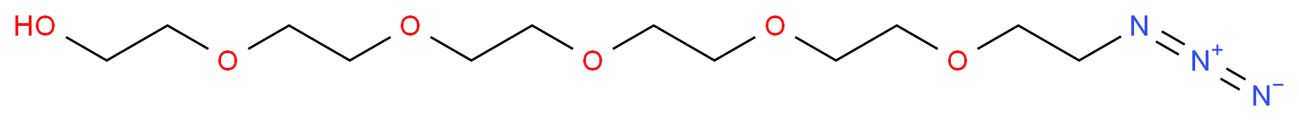 1-Azidohexaethylene Glycol_分子结构_CAS_86770-68-5)