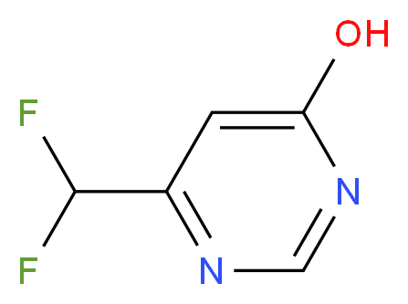 4-HYDROXY-6-DIFLUOROMETHYLPYRIMIDINE_分子结构_CAS_126538-89-4)