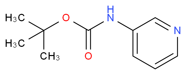 3-(Boc-氨基)吡啶_分子结构_CAS_56700-70-0)