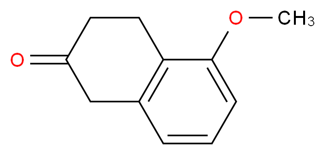 5-甲氧基-2-萘满酮_分子结构_CAS_32940-15-1)