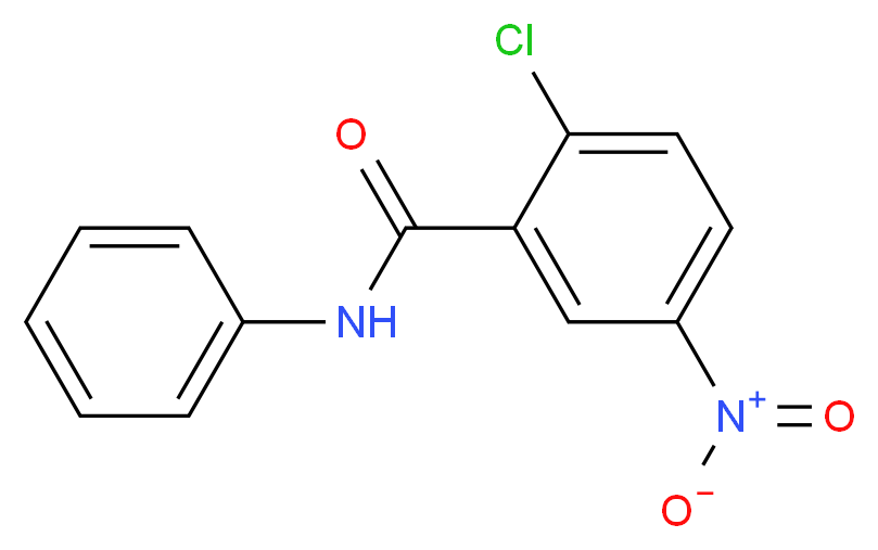 2-chloro-5-nitro-N-phenylbenzamide_分子结构_CAS_)