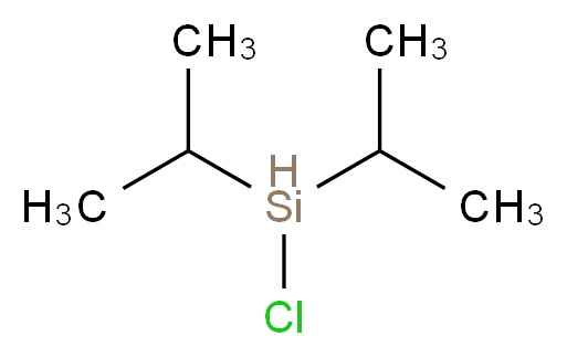 氯二异丙基硅烷_分子结构_CAS_2227-29-4)