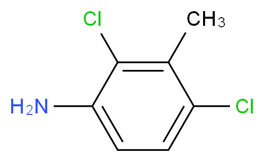 (2,4-dichloro-3-methylphenyl)amine_分子结构_CAS_19853-79-3)