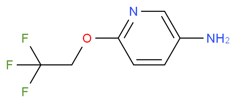6-(2,2,2-trifluoroethoxy)pyridin-3-amine_分子结构_CAS_72617-82-4