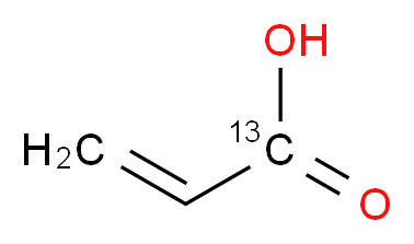 丙烯酸-1-13C_分子结构_CAS_95387-98-7)