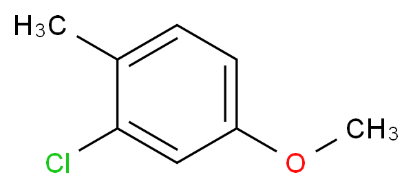 2-chloro-4-methoxy-1-methylbenzene_分子结构_CAS_54788-38-4)