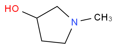 1-methylpyrrolidin-3-ol_分子结构_CAS_13220-33-2