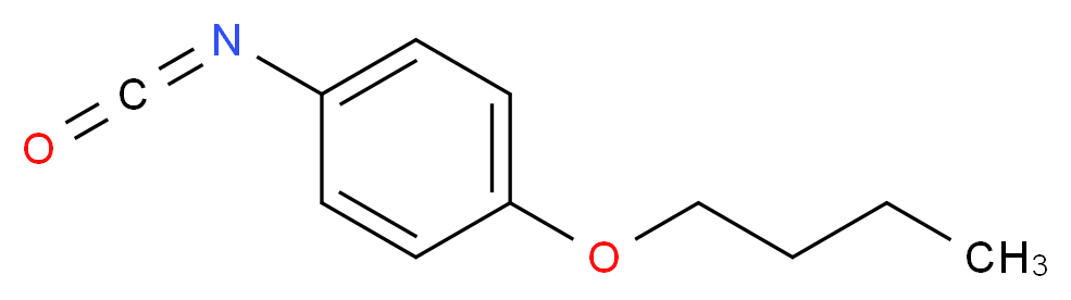 1-butoxy-4-isocyanatobenzene_分子结构_CAS_28439-86-3)