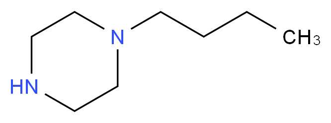 1-丁基哌嗪_分子结构_CAS_5610-49-1)