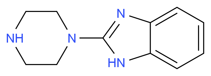 2-(1-PIPERAZINO)-BENZIMIDAZOLE_分子结构_CAS_57260-68-1)