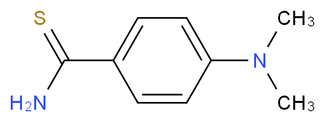 4-(dimethylamino)benzene-1-carbothioamide_分子结构_CAS_4714-69-6