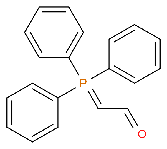 (甲酰基亚甲基)三苯基磷烷_分子结构_CAS_2136-75-6)