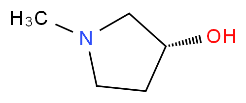 (R)-(-)-1-METHYL-3-PYRROLIDINOL_分子结构_CAS_104641-59-0)