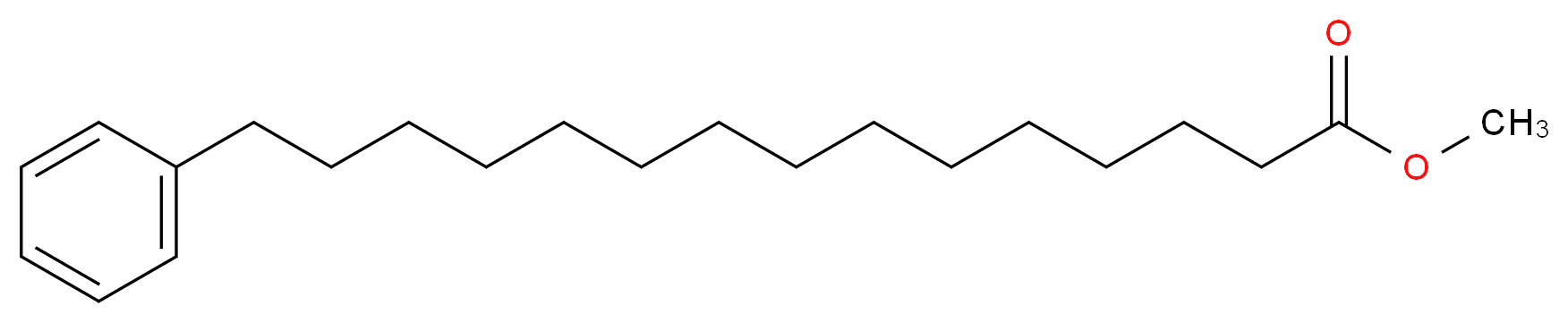methyl 15-phenylpentadecanoate_分子结构_CAS_88336-99-6