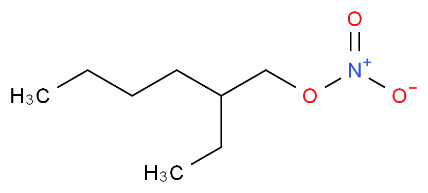 2-ethylhexyl nitrate_分子结构_CAS_27247-96-7