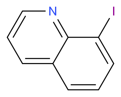 8-Iodoquinoline_分子结构_CAS_1006-47-9)