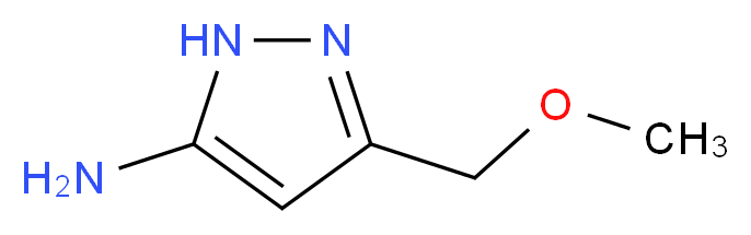 3-(methoxymethyl)-1H-pyrazol-5-amine_分子结构_CAS_739366-03-1)