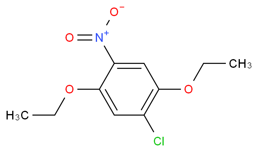 1-chloro-2,5-diethoxy-4-nitrobenzene_分子结构_CAS_91-43-0)