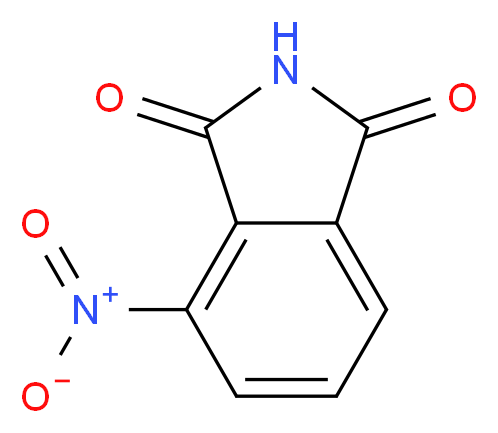4-nitro-2,3-dihydro-1H-isoindole-1,3-dione_分子结构_CAS_603-62-3