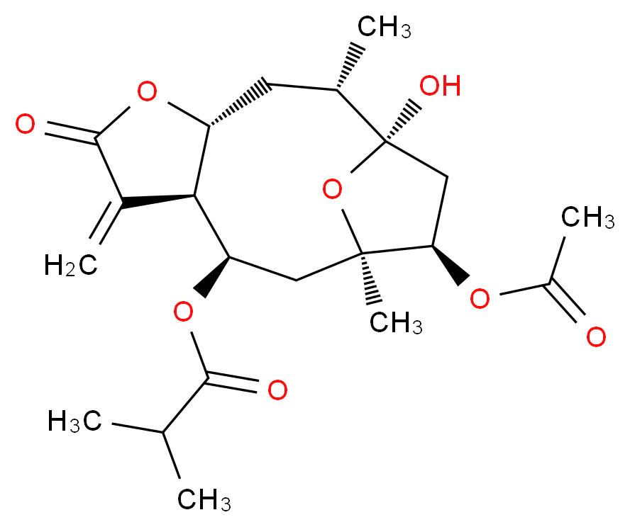 1-Acetyltagitinin A_分子结构_CAS_60547-63-9)
