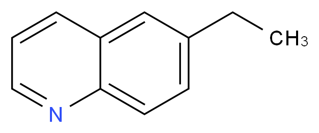 6-ethylquinoline_分子结构_CAS_19655-60-8