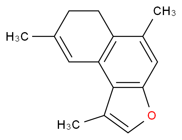 1,5,8-trimethyl-6H,7H-naphtho[2,1-b]furan_分子结构_CAS_20013-75-6