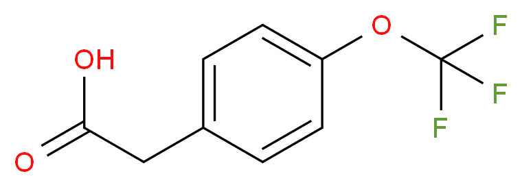 2-(4-(trifluoromethoxy)phenyl)acetic acid_分子结构_CAS_)