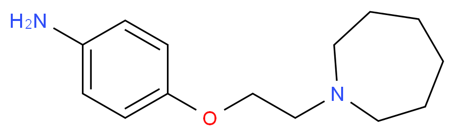 4-[2-(1-azepanyl)ethoxy]aniline_分子结构_CAS_869948-07-2)