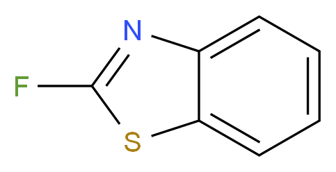 2-Fluorobenzothiazole_分子结构_CAS_1123-98-4)