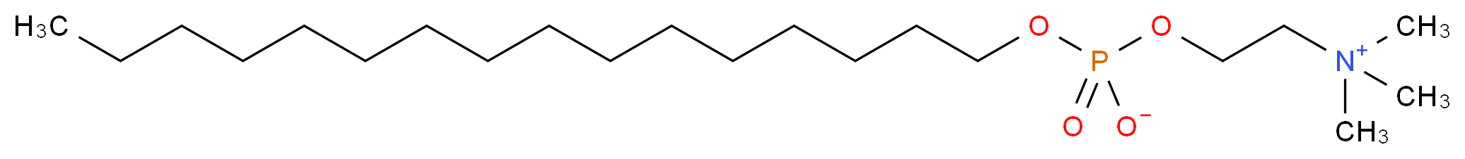 Miltefosine (Hexadecylphosphocholine)_分子结构_CAS_58066-85-6)