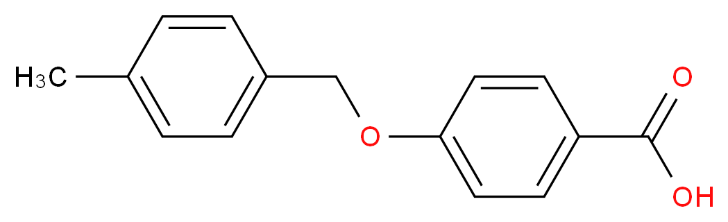 4-[(4-Methylbenzyl)oxy]benzenecarboxylic acid_分子结构_CAS_56442-19-4)