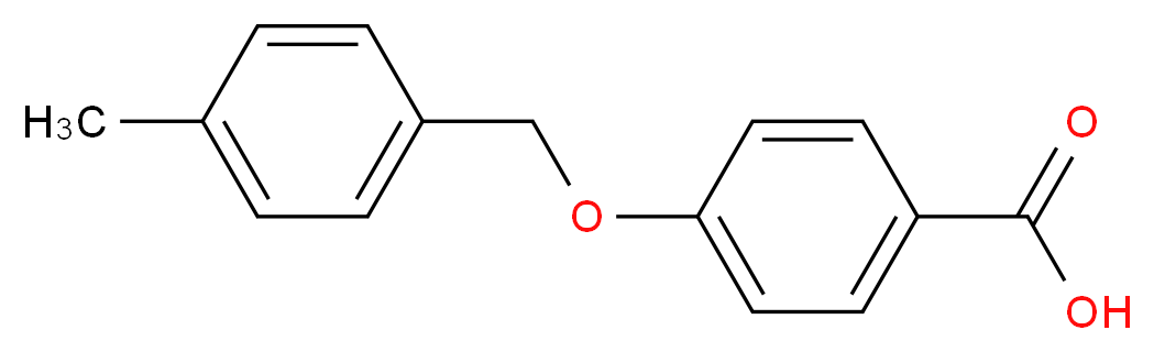 4-[(4-methylphenyl)methoxy]benzoic acid_分子结构_CAS_56442-19-4