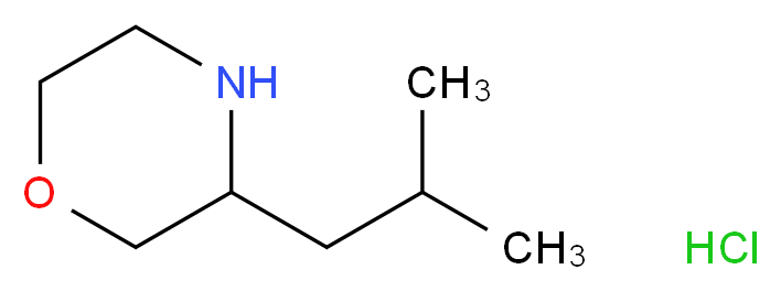 3-Isobutylmorpholine hydrochloride_分子结构_CAS_)