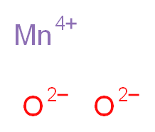 二氧化锰, Puratronic&reg;_分子结构_CAS_1313-13-9)