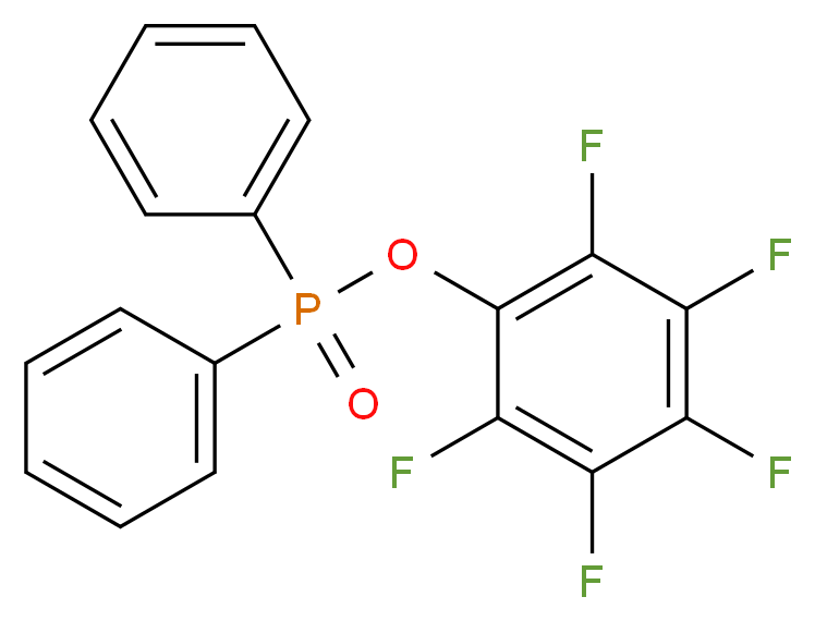 pentafluorophenyl diphenylphosphinate_分子结构_CAS_138687-69-1