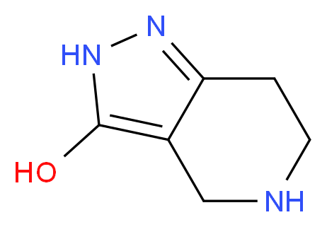 4,5,6,7-Tetrahydro-2H-pyrazolo[4,3-c]pyridin-3-ol_分子结构_CAS_933728-77-9)