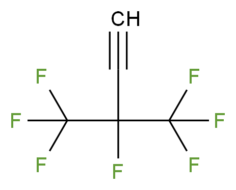 3,4,4,4-tetrafluoro-3-(trifluoromethyl)but-1-yne_分子结构_CAS_24690-53-7