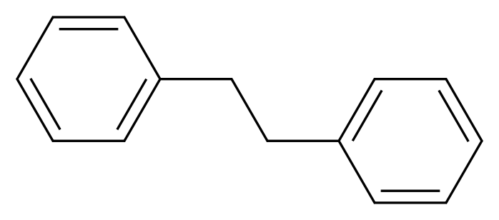 (2-phenylethyl)benzene_分子结构_CAS_8004-13-5