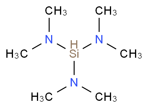 三(二甲胺基)硅烷_分子结构_CAS_15112-89-7)